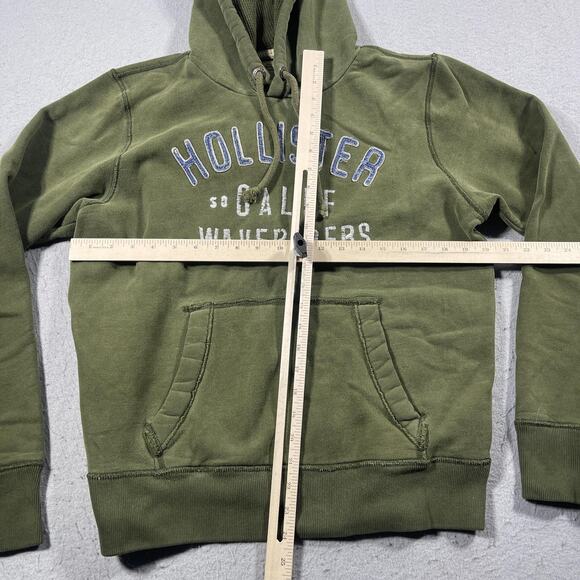 Hollister Hoodie Mens Medium Calif Waveriders Pullover Sweatshirt Cotton Blend - Picture 4 of 10
